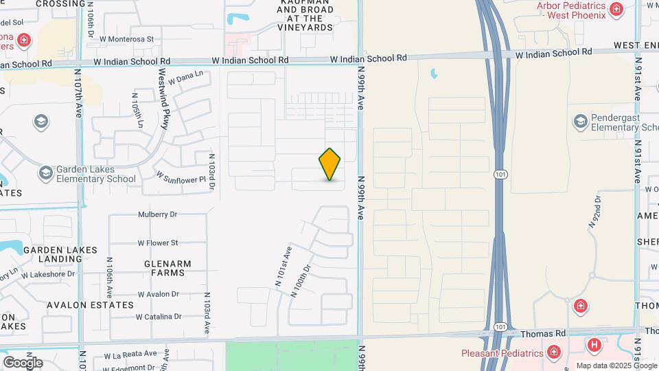 9973 W Mitchell Ave Map and Location Details