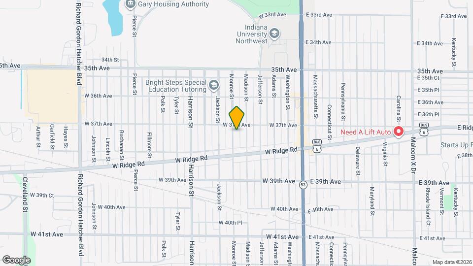 3725 Monroe St Mapa y Detalles de la Ubicación