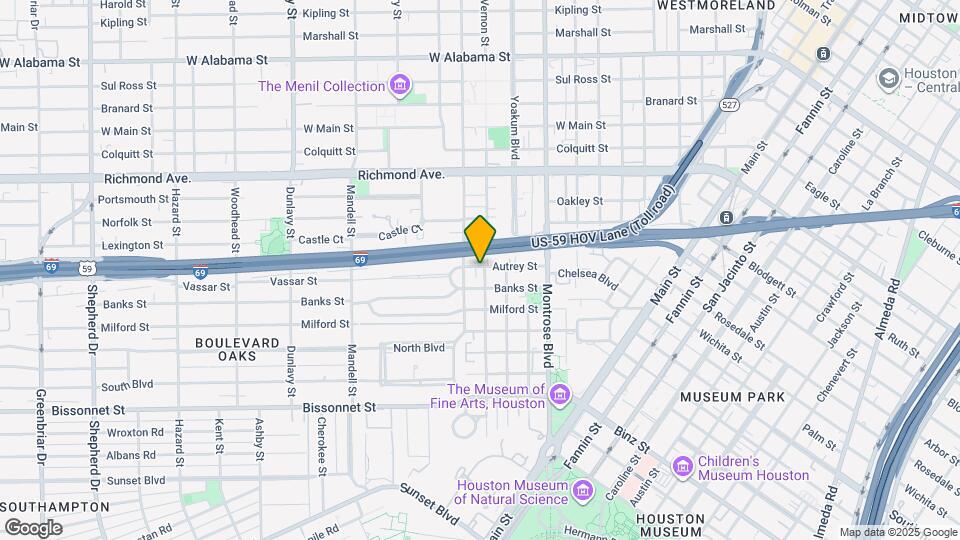 1201 Autrey St Map and Location Details