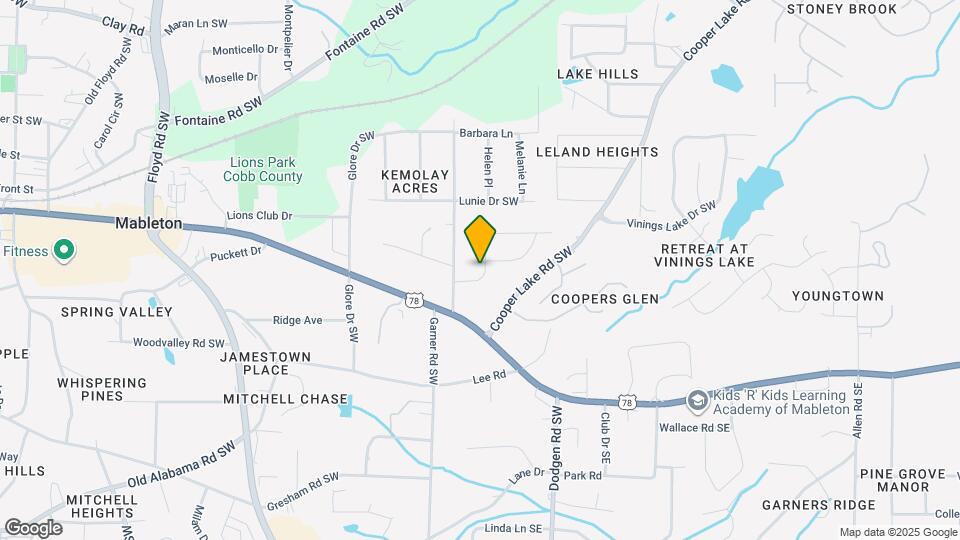 258 Palms Ln SW Map and Location Details