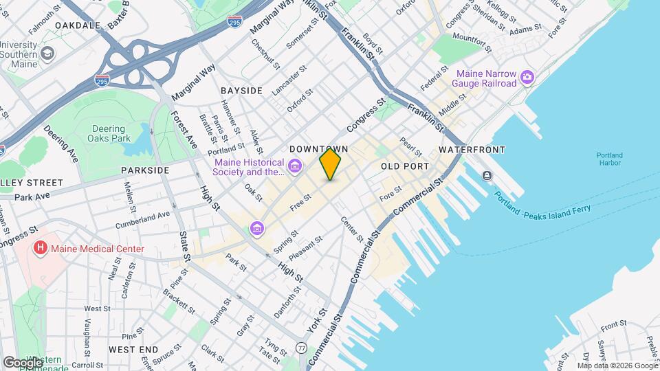 40 Free St Map and Location Details