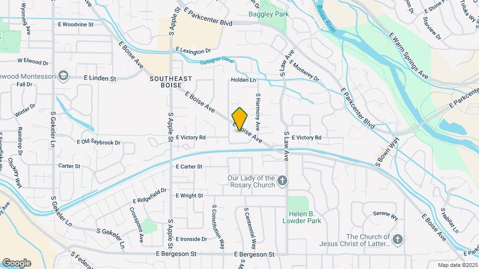 1305 E Boise Ave Map and Location Details