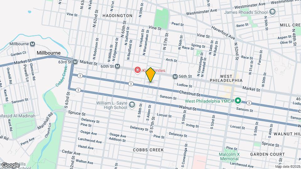 5735 Chestnut St Map and Location Details