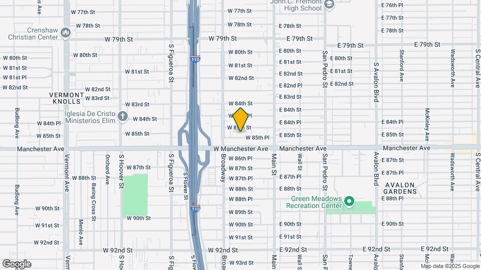 221 W 85th Pl Map and Location Details
