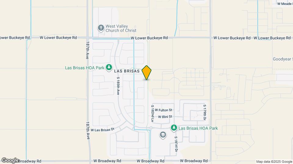 3405 S 183rd Dr Map and Location Details