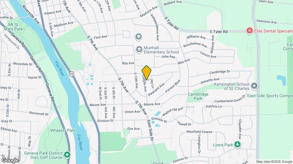 1620 Lucylle Ave Map and Location Details