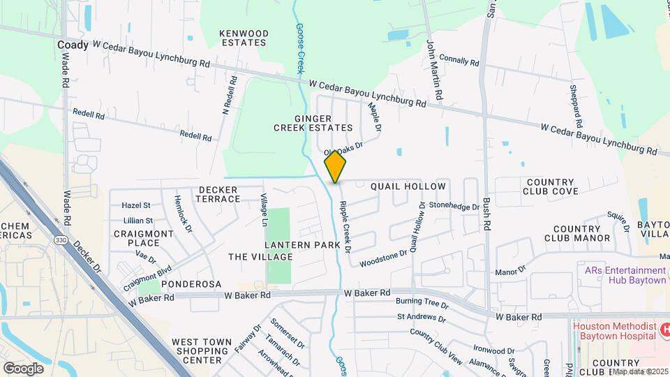 5002 Ripple Creek Dr Map and Location Details