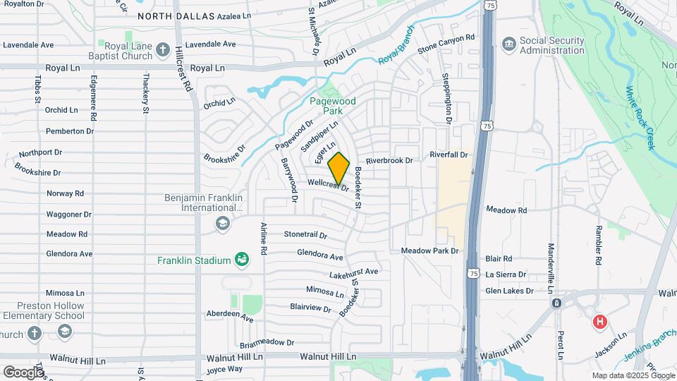 7418 Wellcrest Dr Map and Location Details