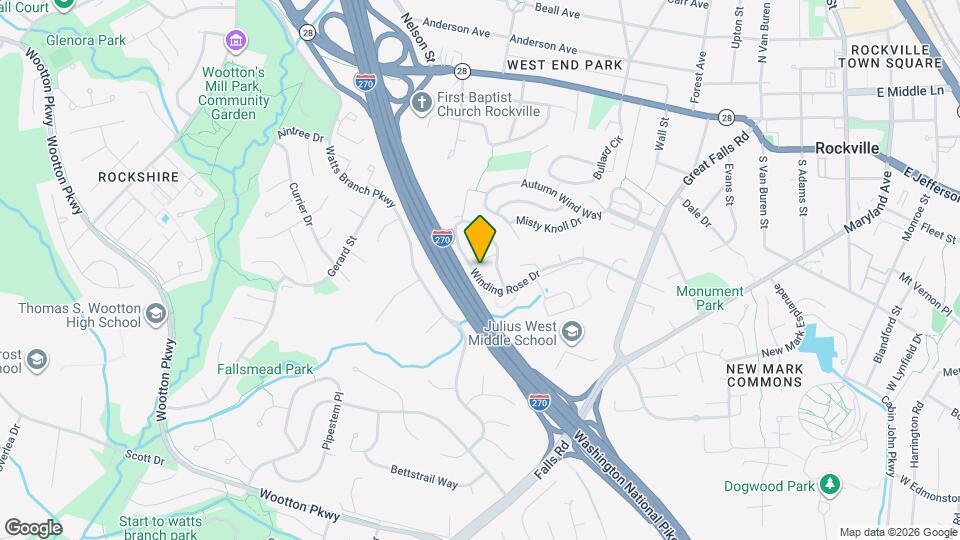 552 Winding Rose Dr Map and Location Details