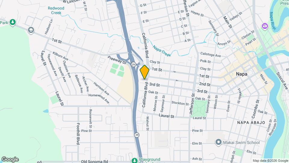 805 California Blvd Map and Location Details