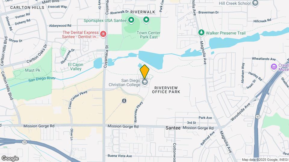 Riverview Santee Townhomes Mapa y Detalles de la Ubicación