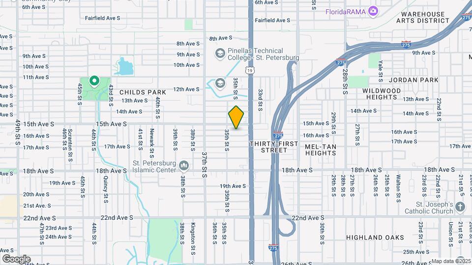 3467 16th Ave S Map and Location Details