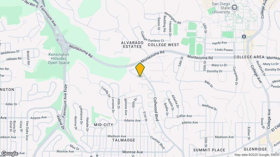 5026 Collwood Way Map and Location Details