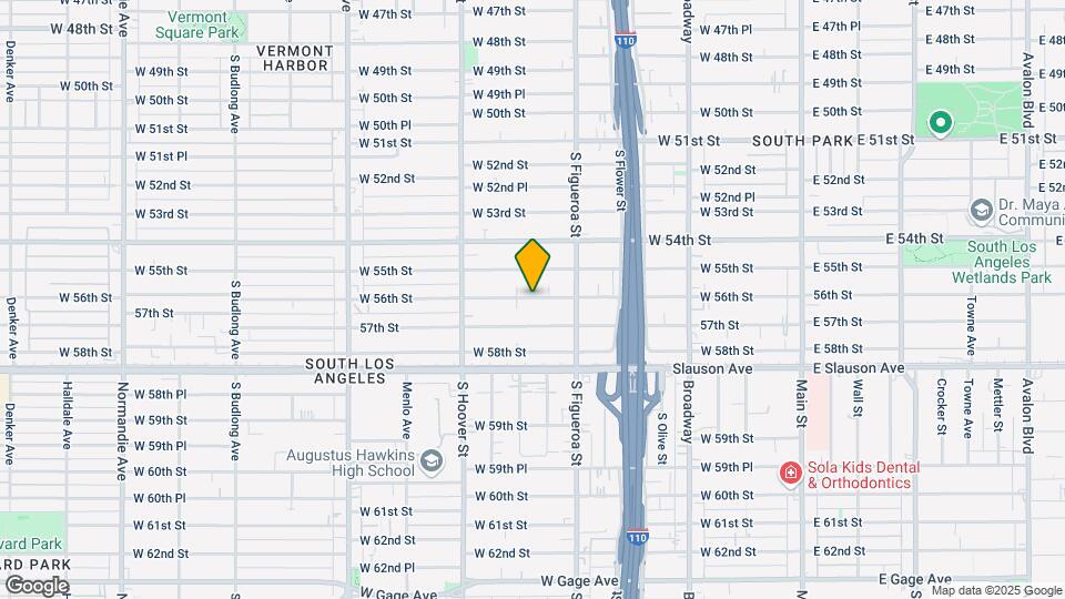 602 W 56th St Mapa y Detalles de la Ubicación