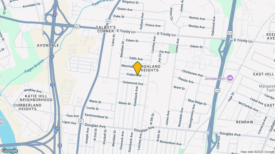 330 Pullen Ave Map and Location Details