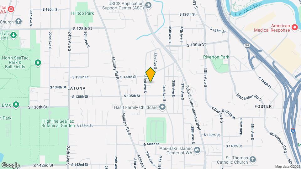 3223 S 133rd St Map and Location Details