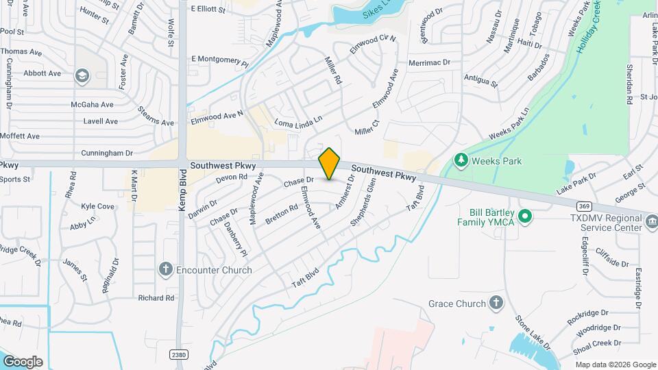 2607 Chase Dr Map and Location Details