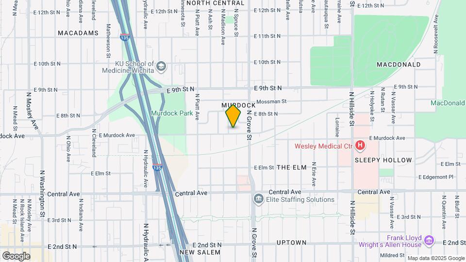 2308 E Murdock Ave Map and Location Details