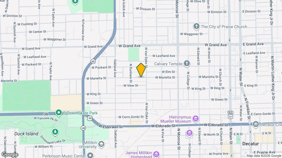 935 W Marietta St Mapa y Detalles de la Ubicación