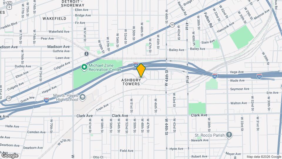 4724 Walworth Ave Map and Location Details