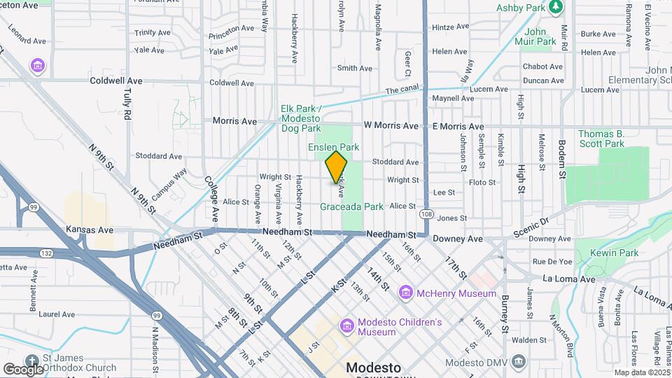 219 Park Ave Map and Location Details