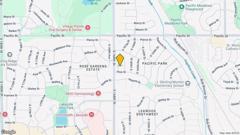 1435 S 167th Ave Map and Location Details