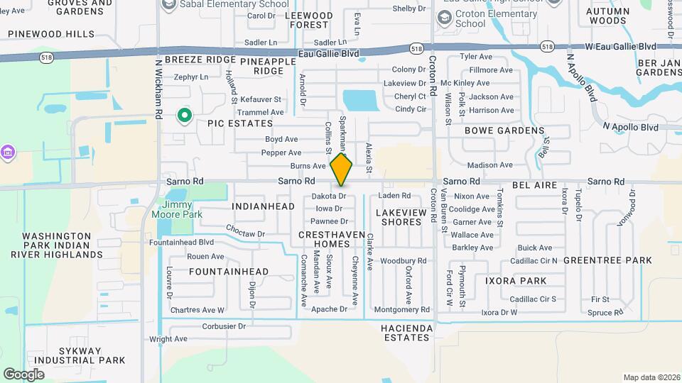 2376 Dakota Dr Map and Location Details