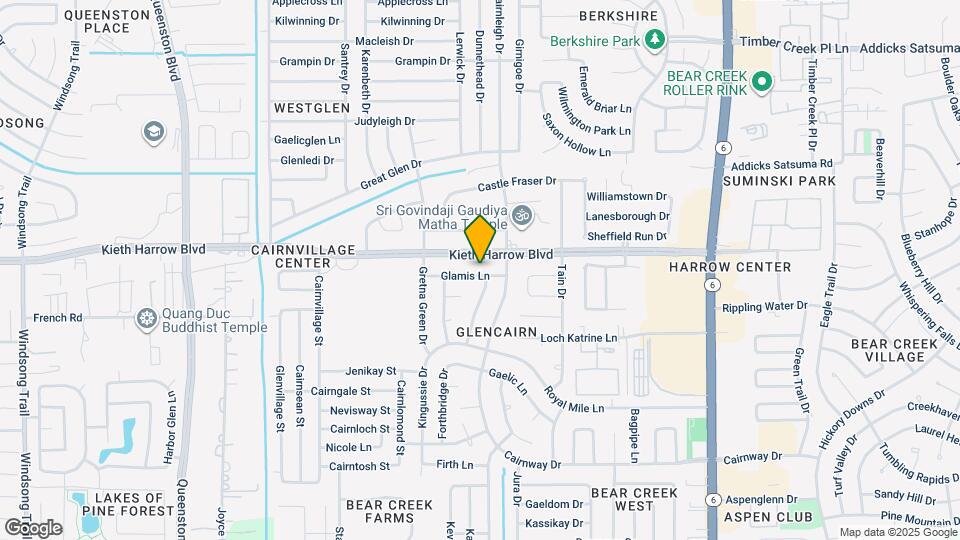 16810 Glamis Ln Map and Location Details
