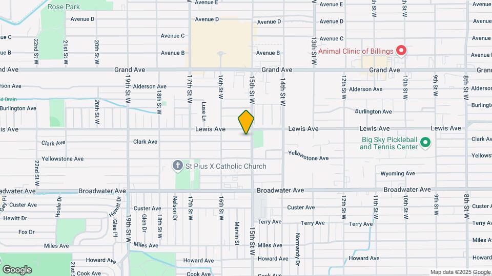1505-1507 Clark Ave Mapa y Detalles de la Ubicación