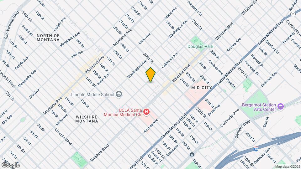 1111 18th St, Unit C Map and Location Details