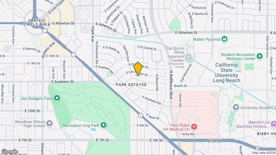 5431 E El Jardin St Map and Location Details