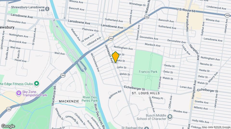 5112 Jamieson Ave, Unit 1st floor Map and Location Details