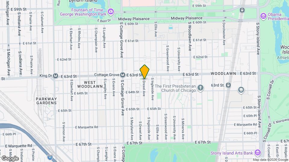 6343 S Drexel Ave Mapa y Detalles de la Ubicación