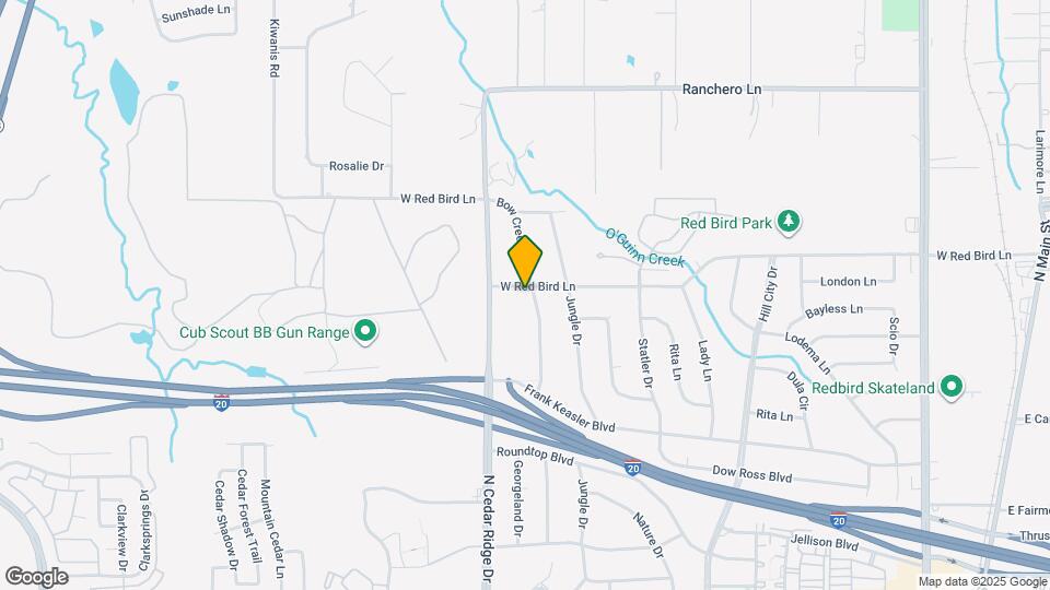 1231 Bow Creek Dr Map and Location Details