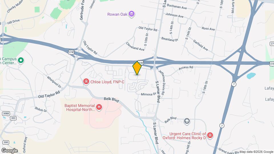 806 Park Lane Map and Location Details