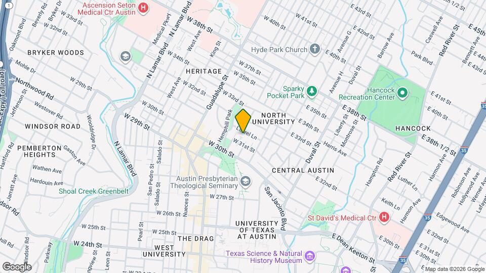 3106 Cedar St Map and Location Details