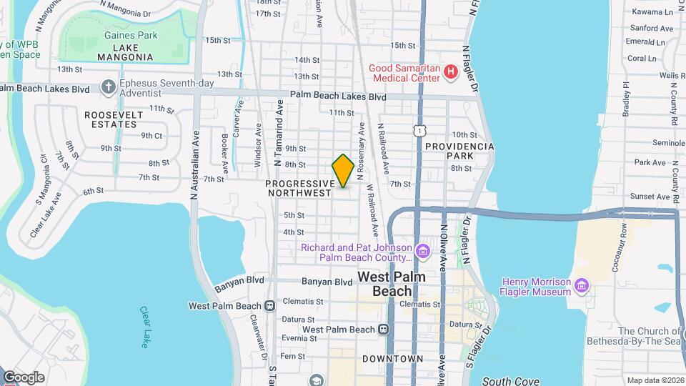 627 6th St Map and Location Details