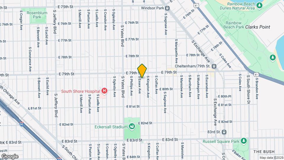 7923 S Essex Ave Map and Location Details