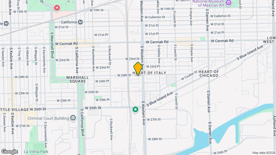 2415 W 24th St, Unit 3 Map and Location Details