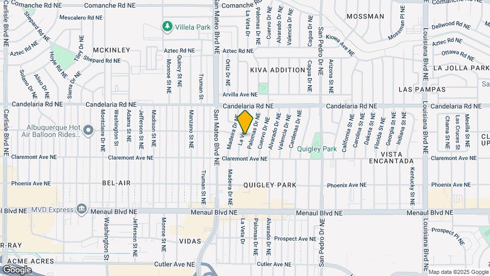 2834 La Veta Dr Map and Location Details