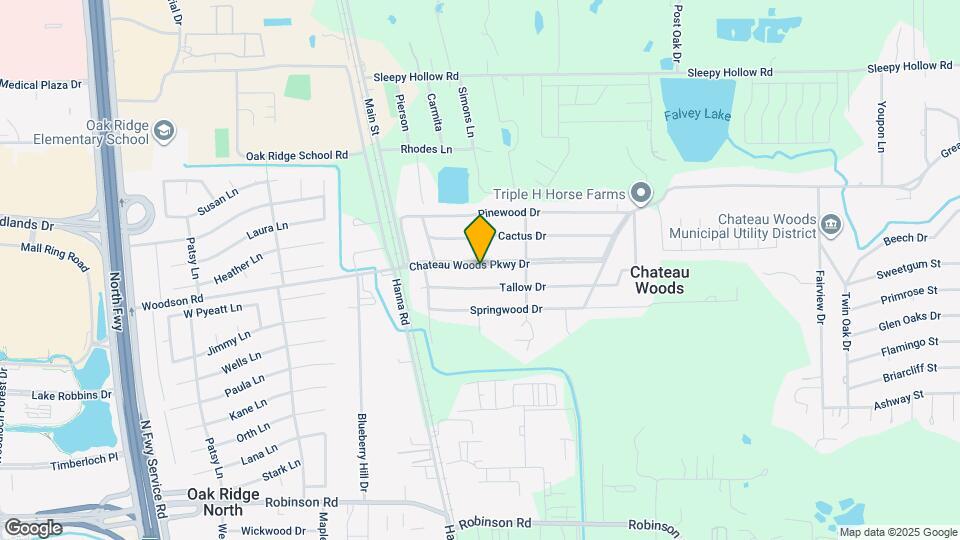 327 Chateau Woods Pkwy Dr Map and Location Details