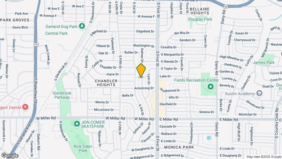 1513 Delmar Dr Map and Location Details