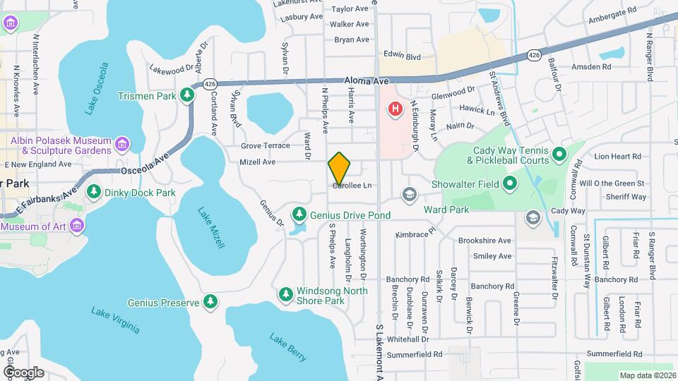 1750 Carollee Ln Map and Location Details
