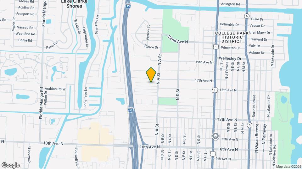 1717 16th Ct N Map and Location Details