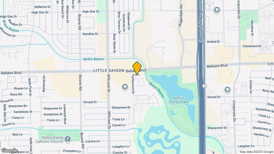 6807 Turtlewood Dr Map and Location Details
