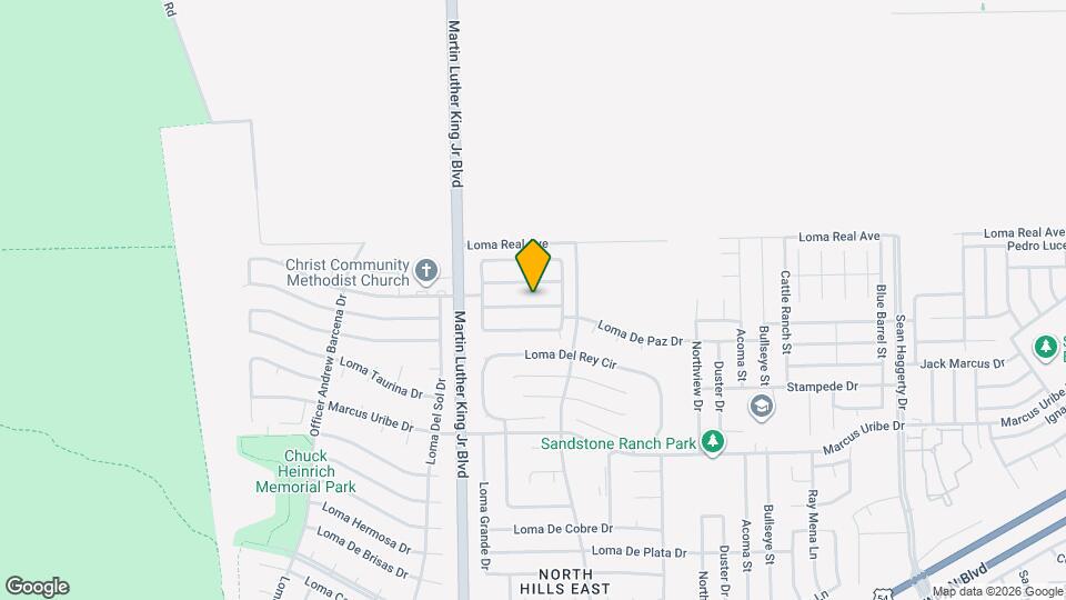 4545 Loma Canada Ct Map and Location Details