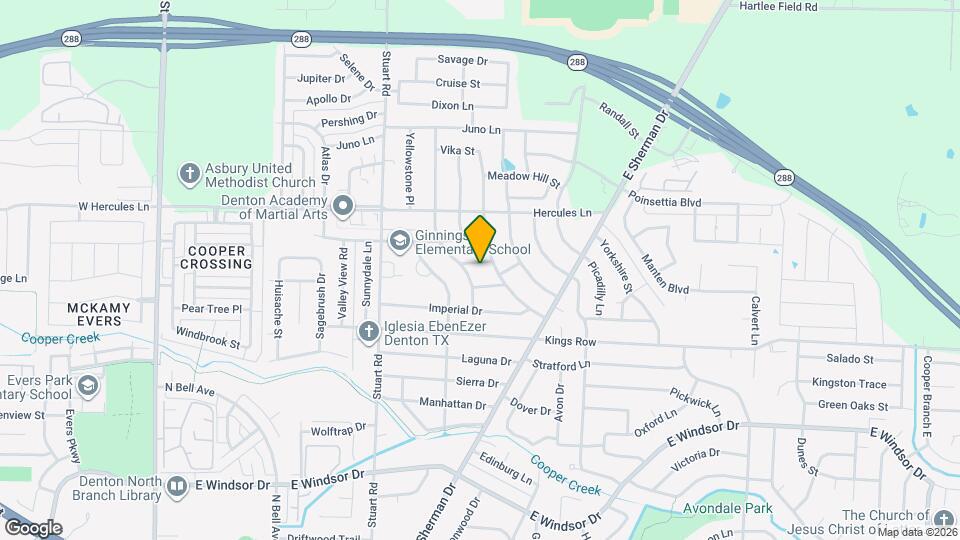 908 Hilton Pl, Unit 106 Map and Location Details