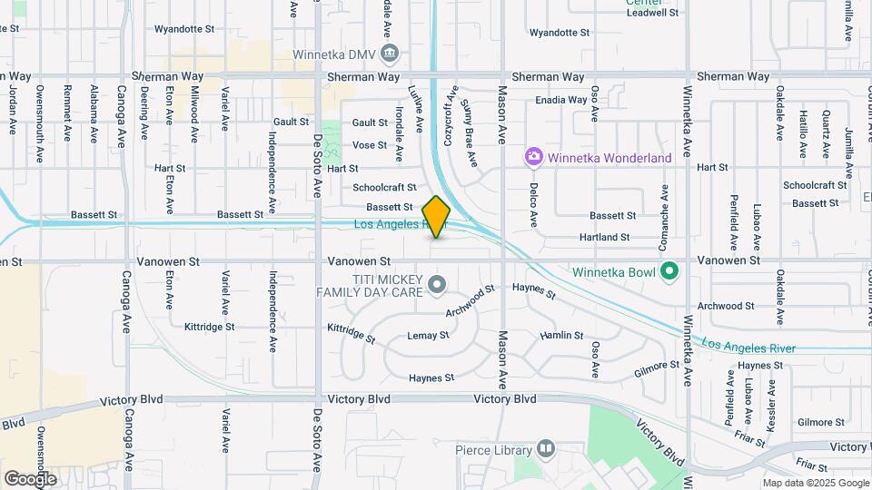 20632 Hartland St Map and Location Details