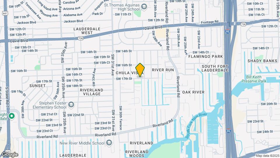 2884 SW 17th St Map and Location Details