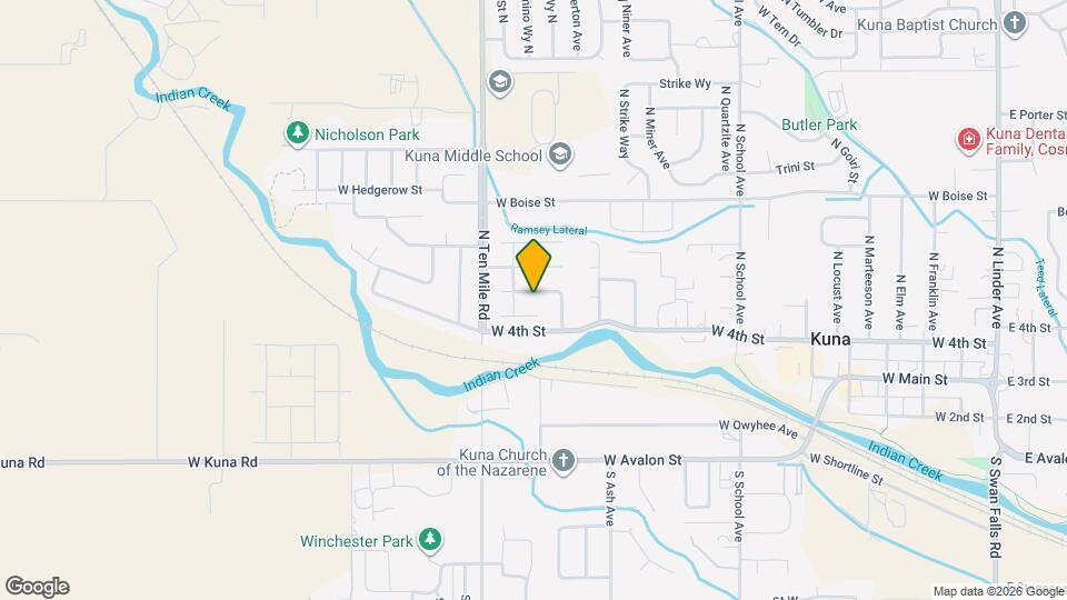 1463 W Ryegrass Ct Map and Location Details